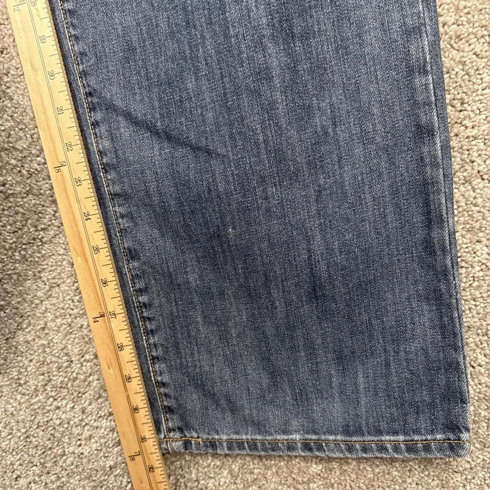 Lucky Brand‎ Mens Blue Straight Leg Denim Jeans 36x30 Medium Wash Classic Fit